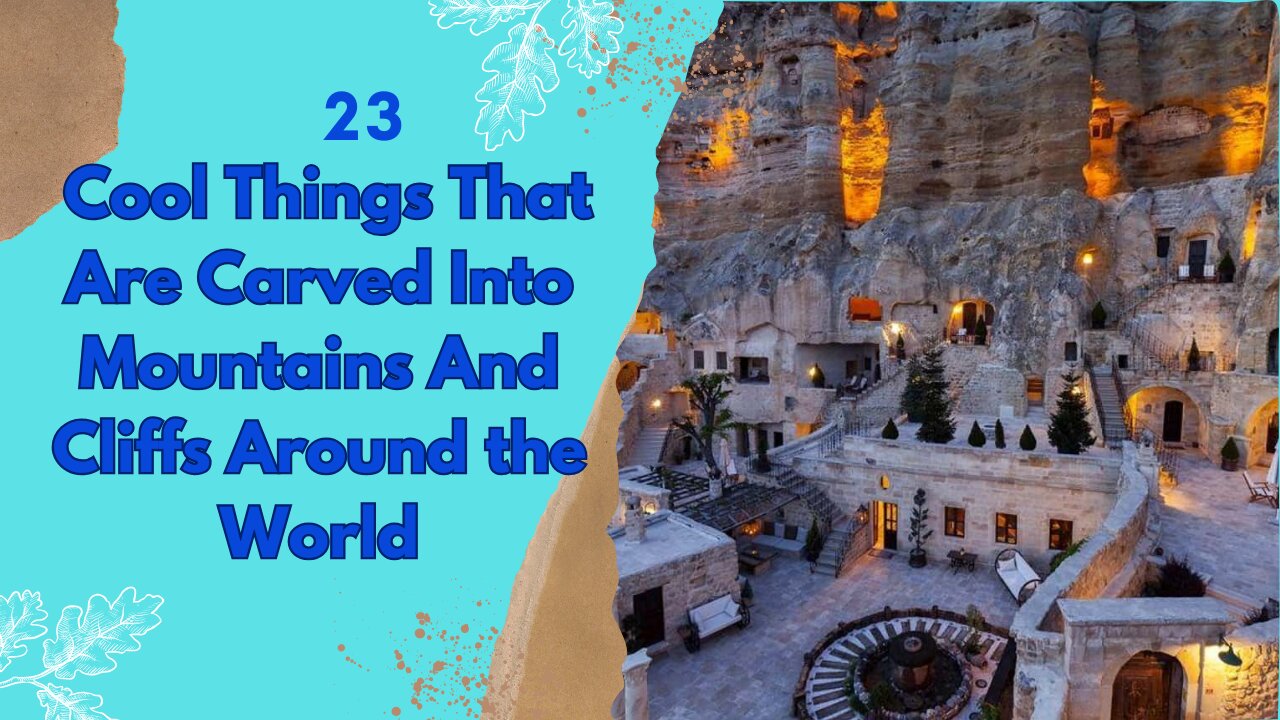 23 Cool Things That Are Carved Into Mountains And Cliffs Around the World.