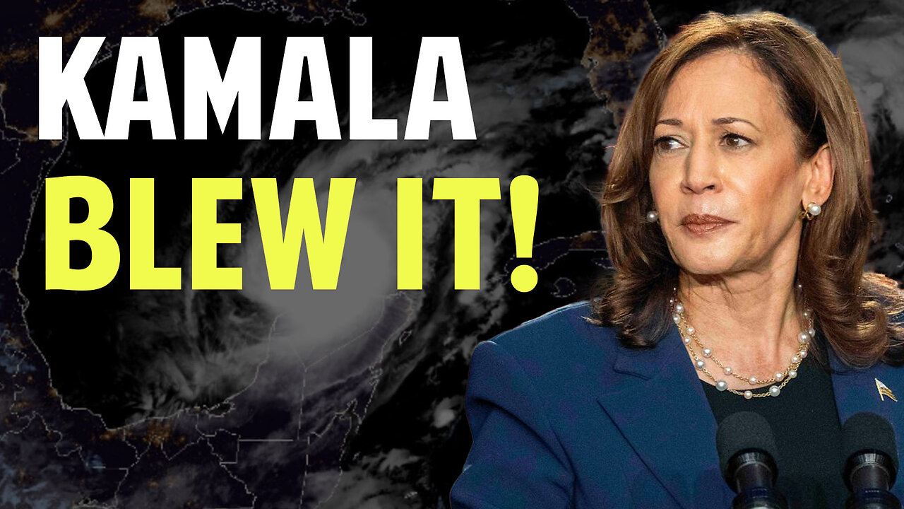 SHE BLEW IT! Kamala's HORRIFIC Interview & Hurricane Response Tank Campaign