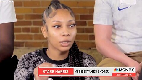 Gen Z voter describe her struggle in the Harris economy…