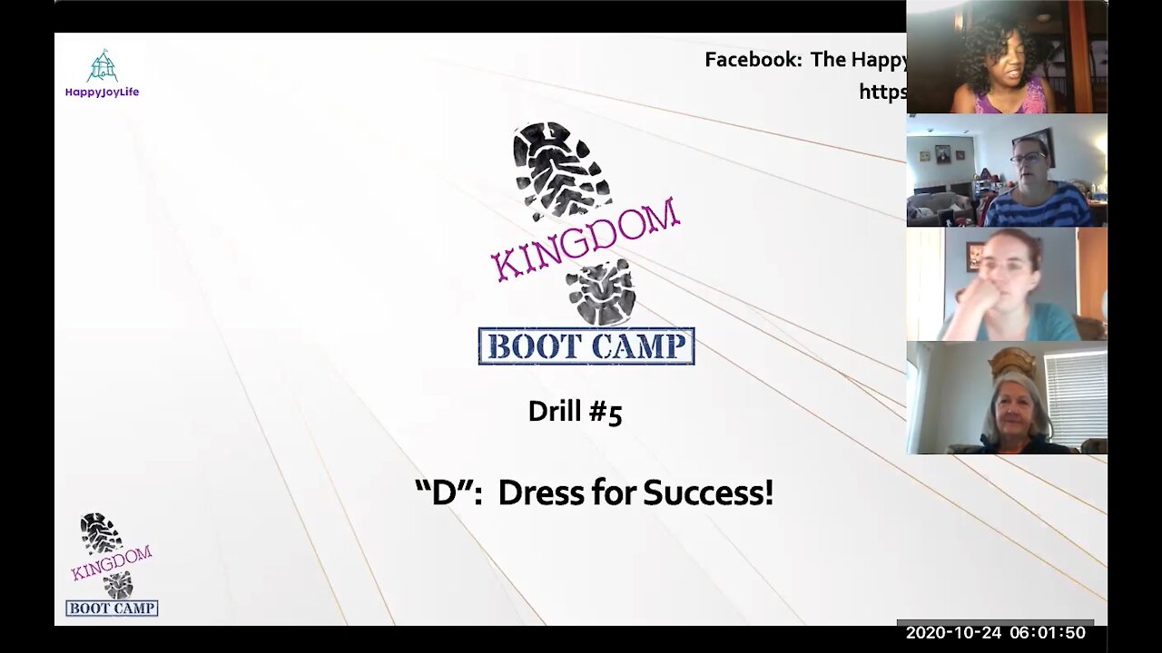 "Kingdom Bootcamp" - "Dress for Success"