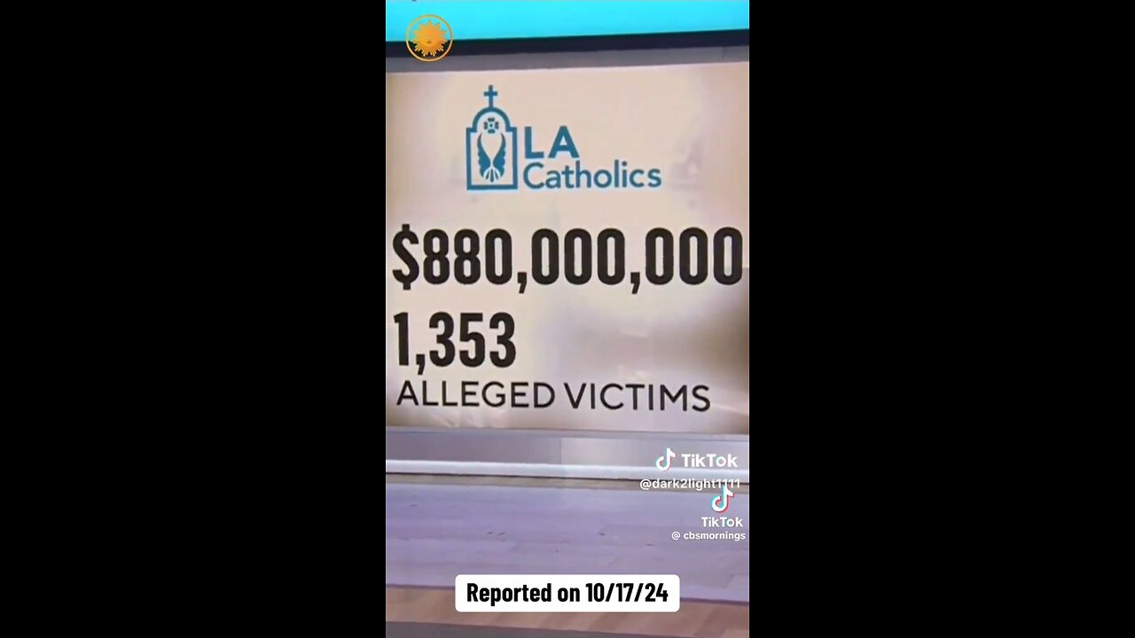 Catholic Archdiocese to pay out $880,000,000 to over 1,300 victims dating back decades