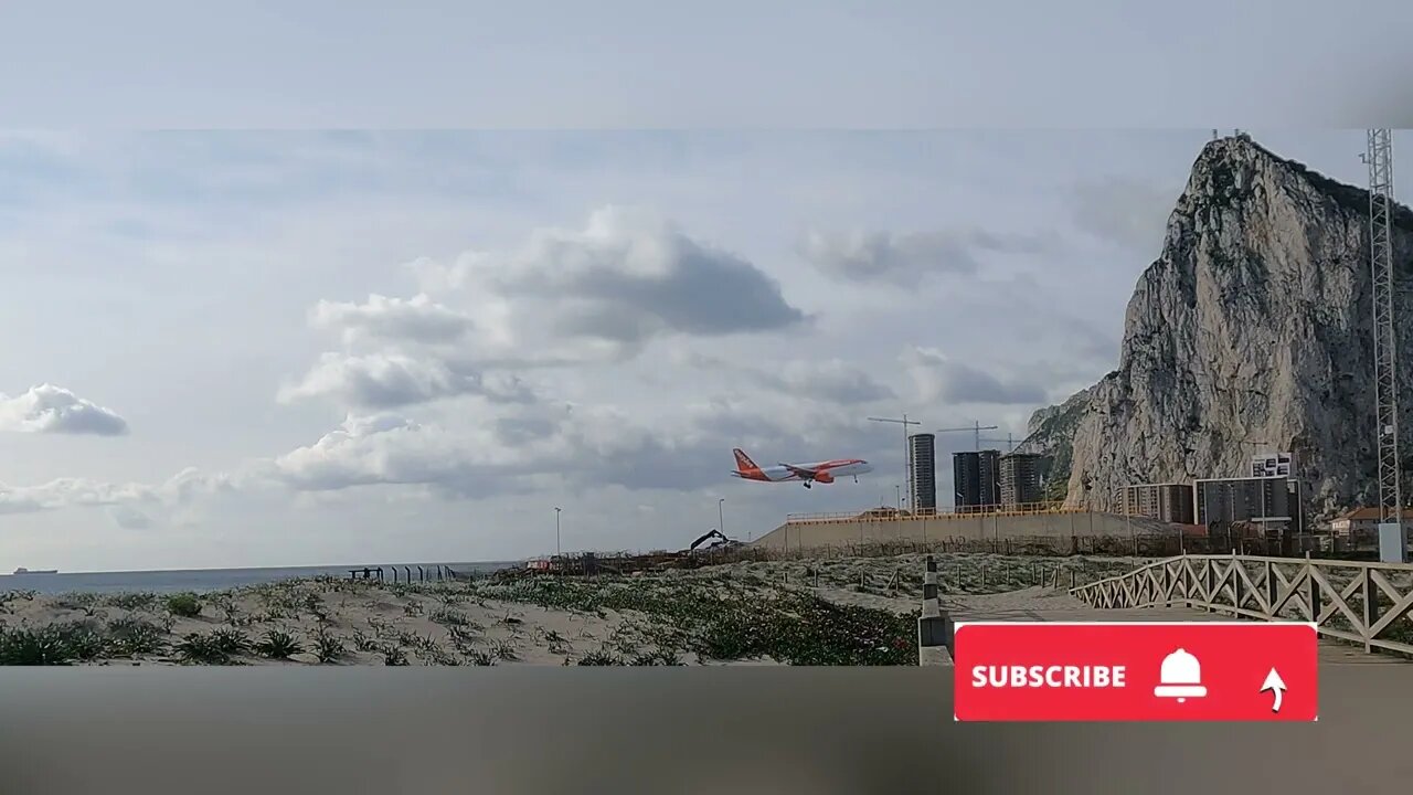 Landings at Gibraltar; 4 Landings in Very Windy Conditions