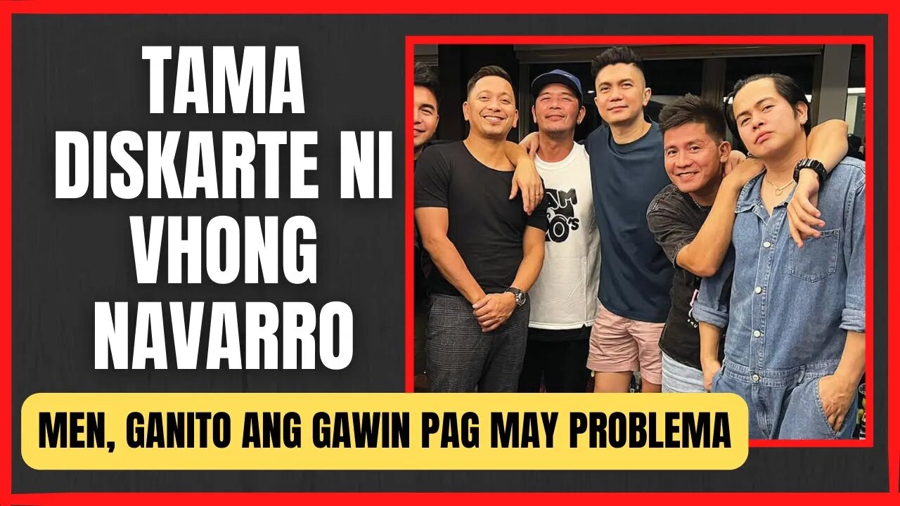 VHONG NAVARRO, TAMA ANG DISKARTE SA TROPA! | RED PILL WISDOM