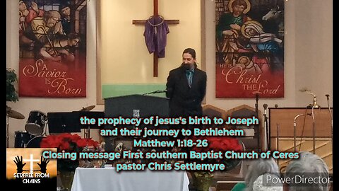 the prophecy of jesus's birth to Joseph and their journey to Bethlehem Matthew 1:18-26