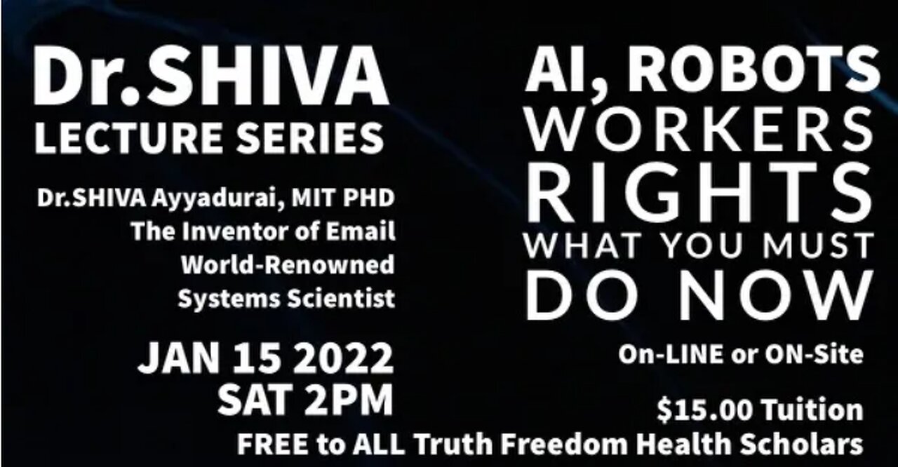 AI, Robots, Workers Rights: What You Must DO NOW | Jan 15, 2022