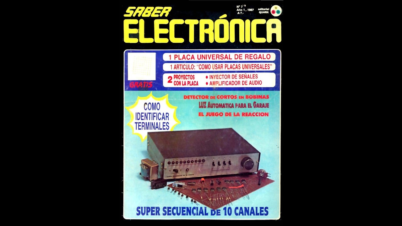 REVISTA DE SABER ELECTRONICA 7 Y 8 DESCARGA GRATIS