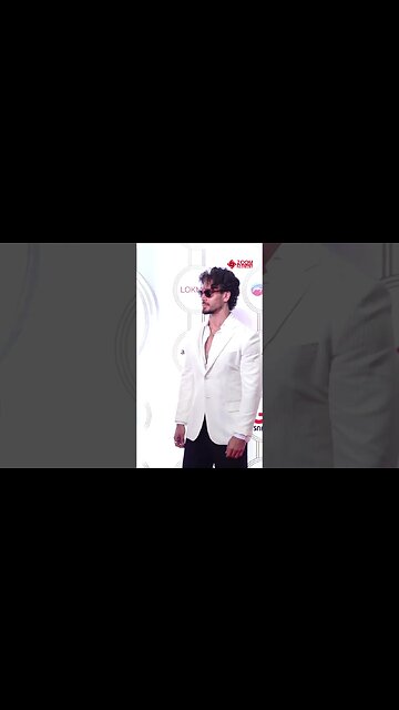 Tiger shroff at Lokmat Most Stylish Awards 2023 😍🔥 #shorts