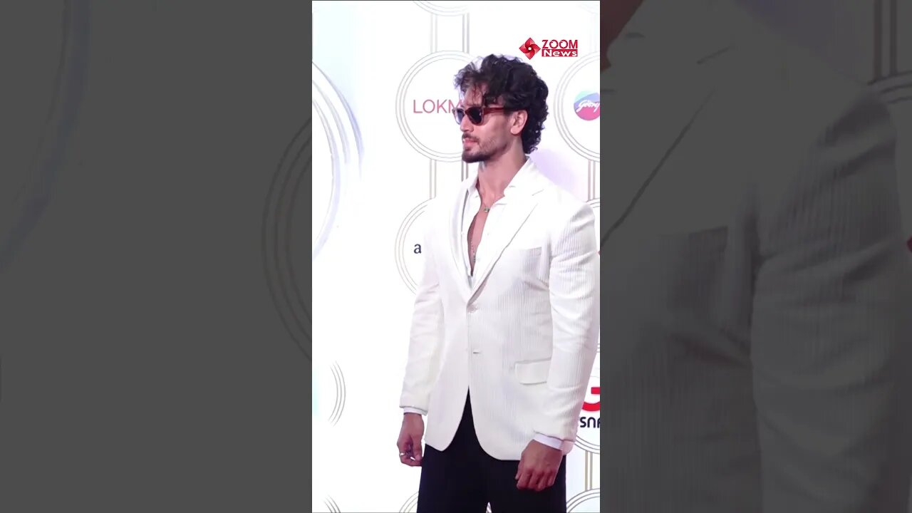Tiger shroff at Lokmat Most Stylish Awards 2023 😍🔥 #shorts