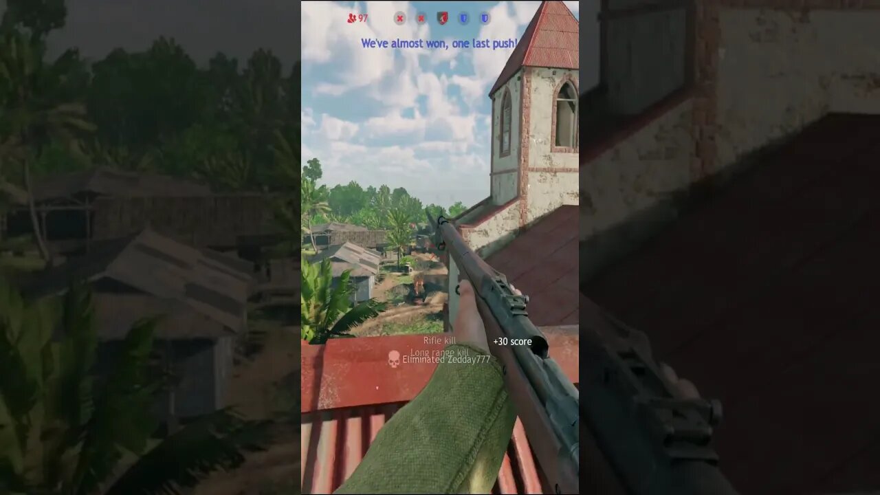 Enlisted Did you know you can get on top of the church??