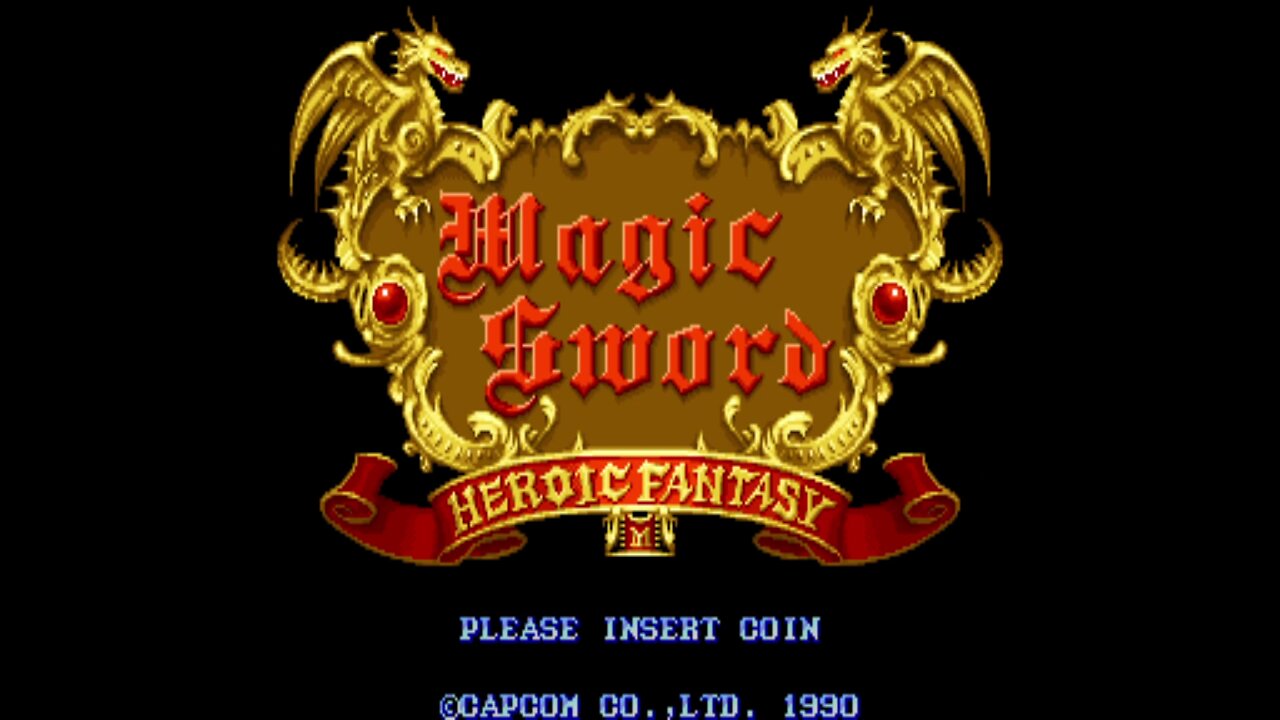 Magic Sword Heroic Fantasy Arcade Game, Capcom 1990, playthrough