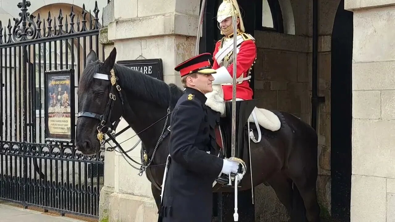 Captin morning inspection of the Guards done out the front of horse Guards #horseguardsparade