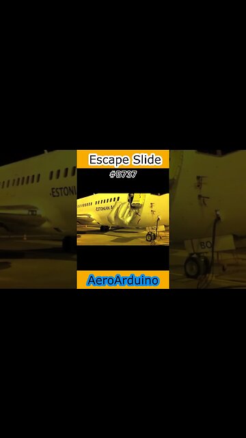 Watch Funny #Boeing #B737 Escape Slide Shooting Night Shift #Aviation #Fly #AeroArduino