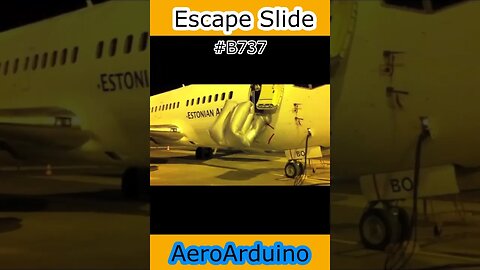 Watch Funny #Boeing #B737 Escape Slide Shooting Night Shift #Aviation #Fly #AeroArduino