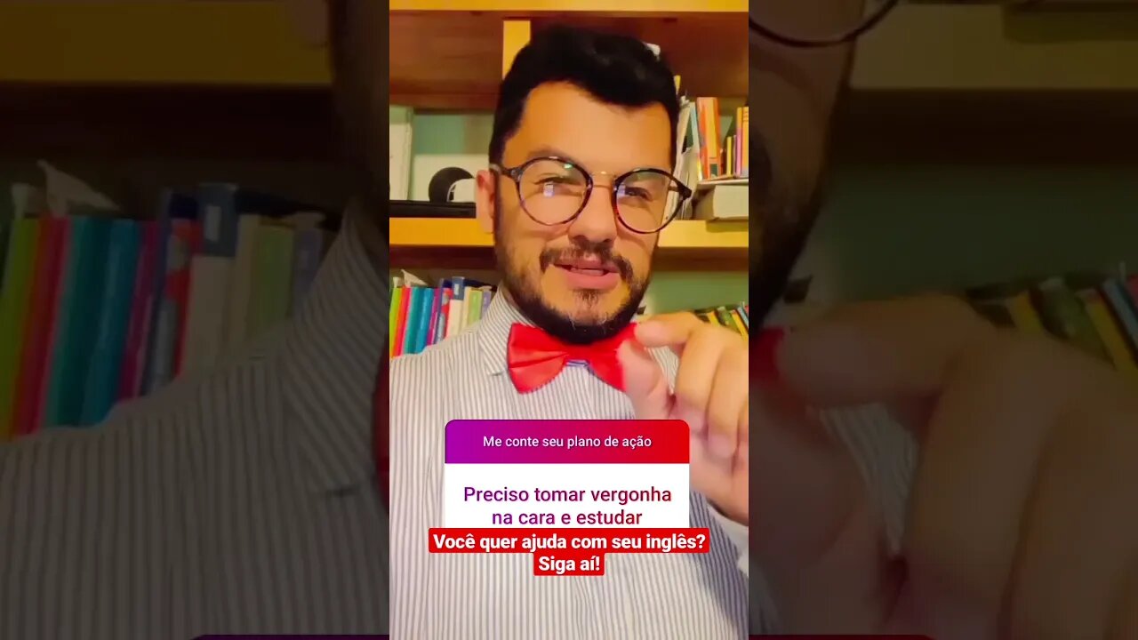 O que falta para as pessoas aprenderem inglês.