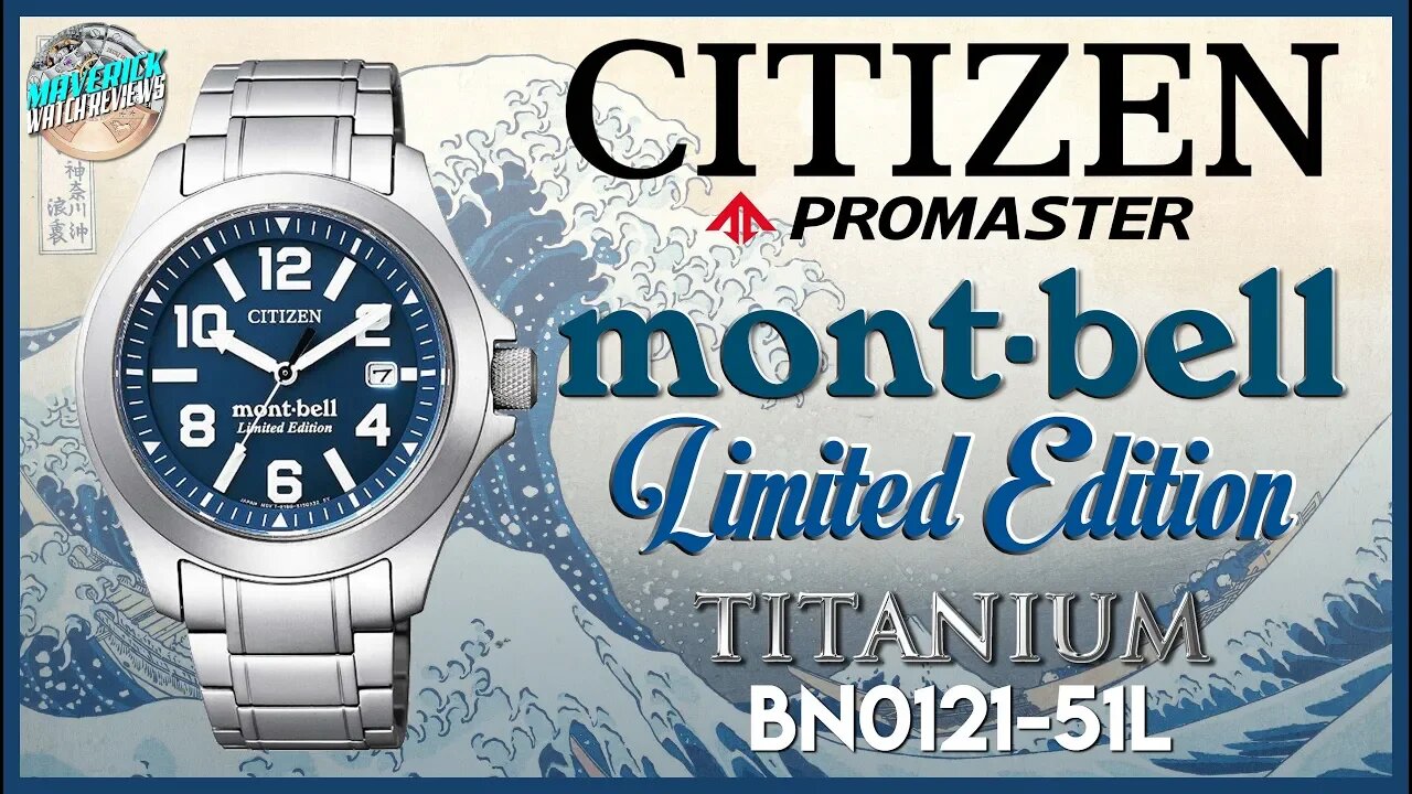 Perfection! | Citizen Promaster Mont Bell Collab 200m Titanium Diver BN0121-51L Unbox & Review