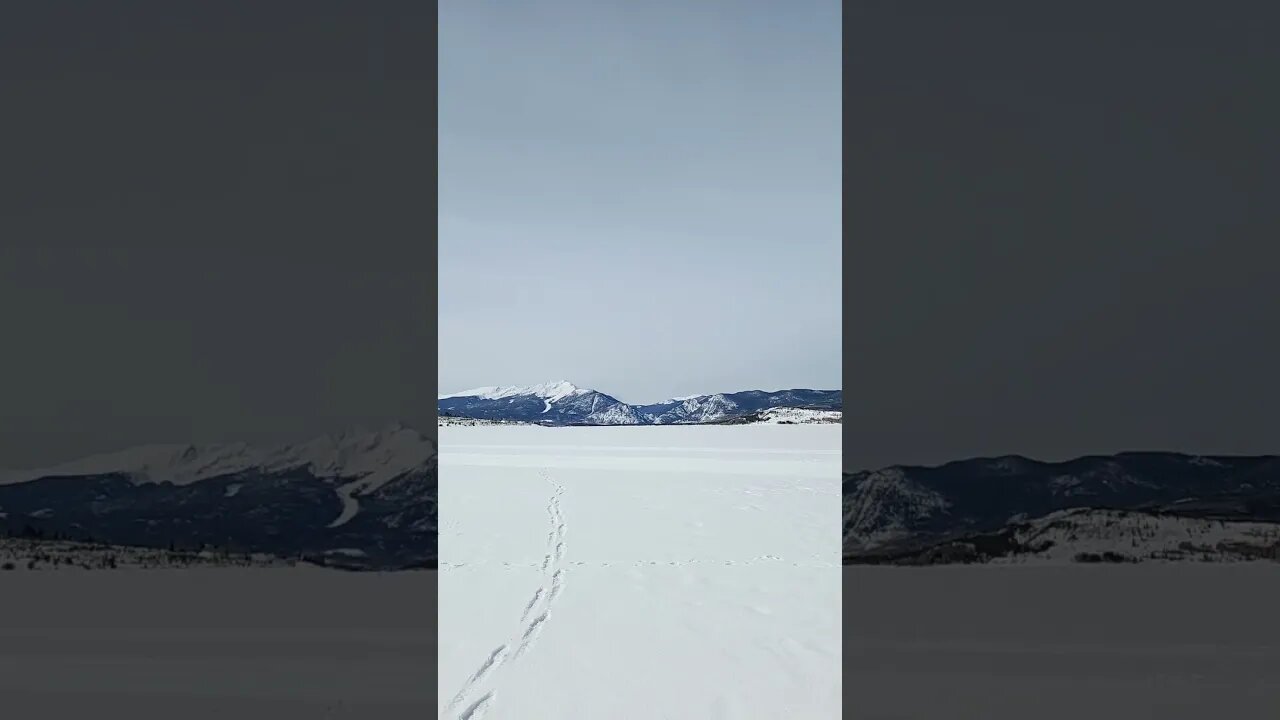 Standing on a Frozen Lake!