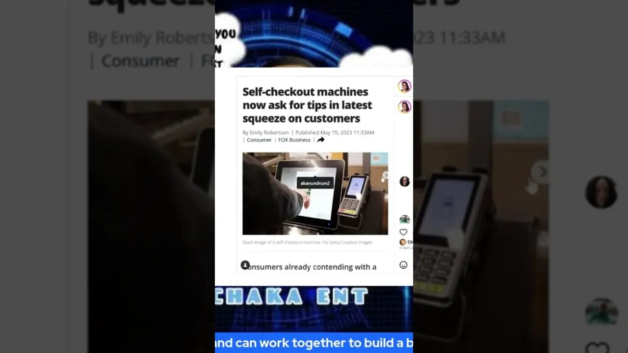 Credit card machines asking for tips
