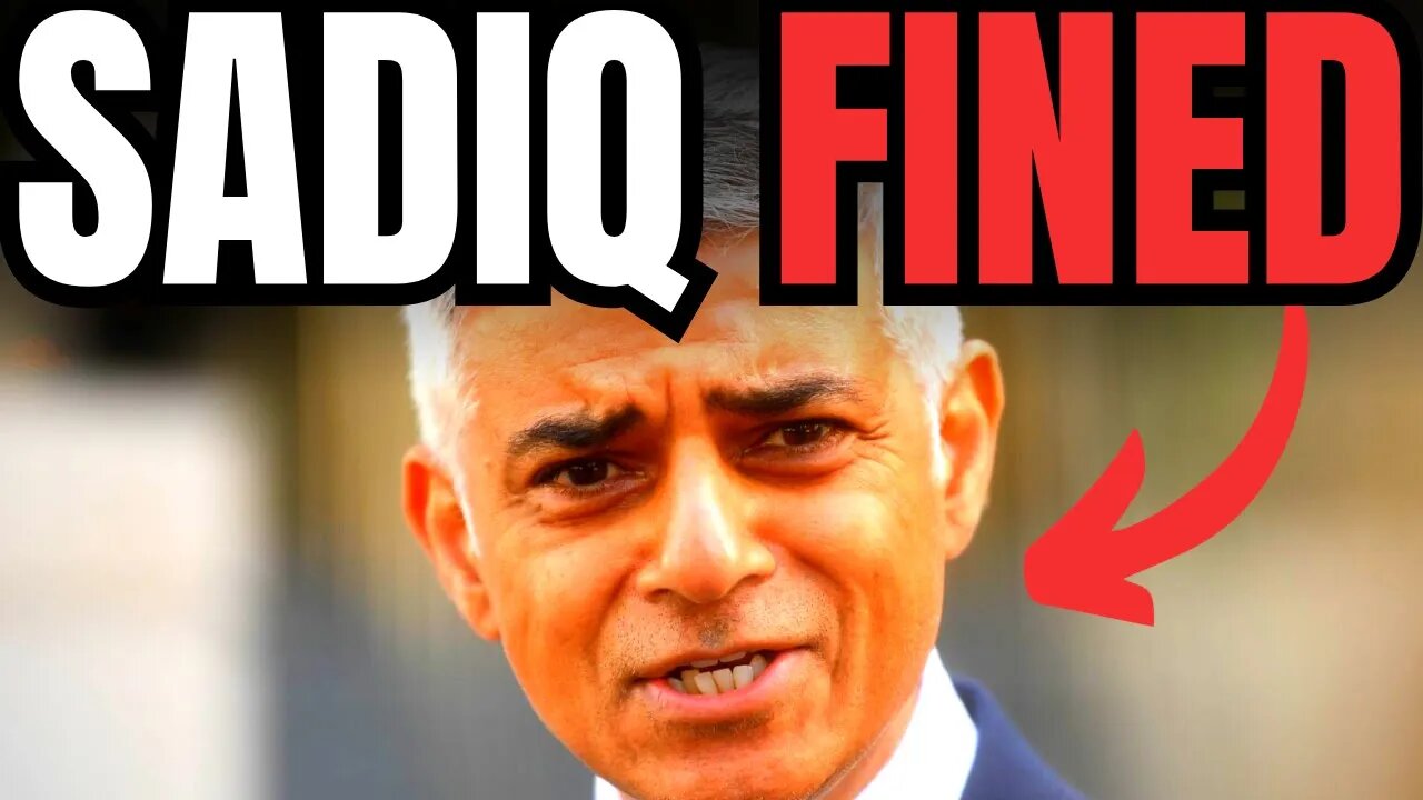 Sadiq Khan GOT FINED (Caught)