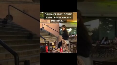 GIULIA DI AMICI SENTE LADY E SI EMOZIONA ☺️