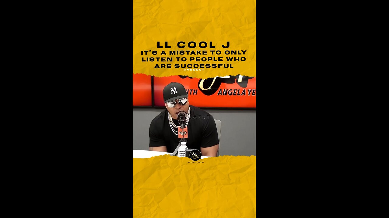 @llcoolj It’s a mistake to ONLY listen to people who are successful