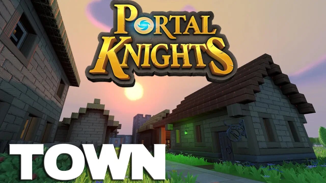 Lets Play Portal Knights ep 16 - Building A Town