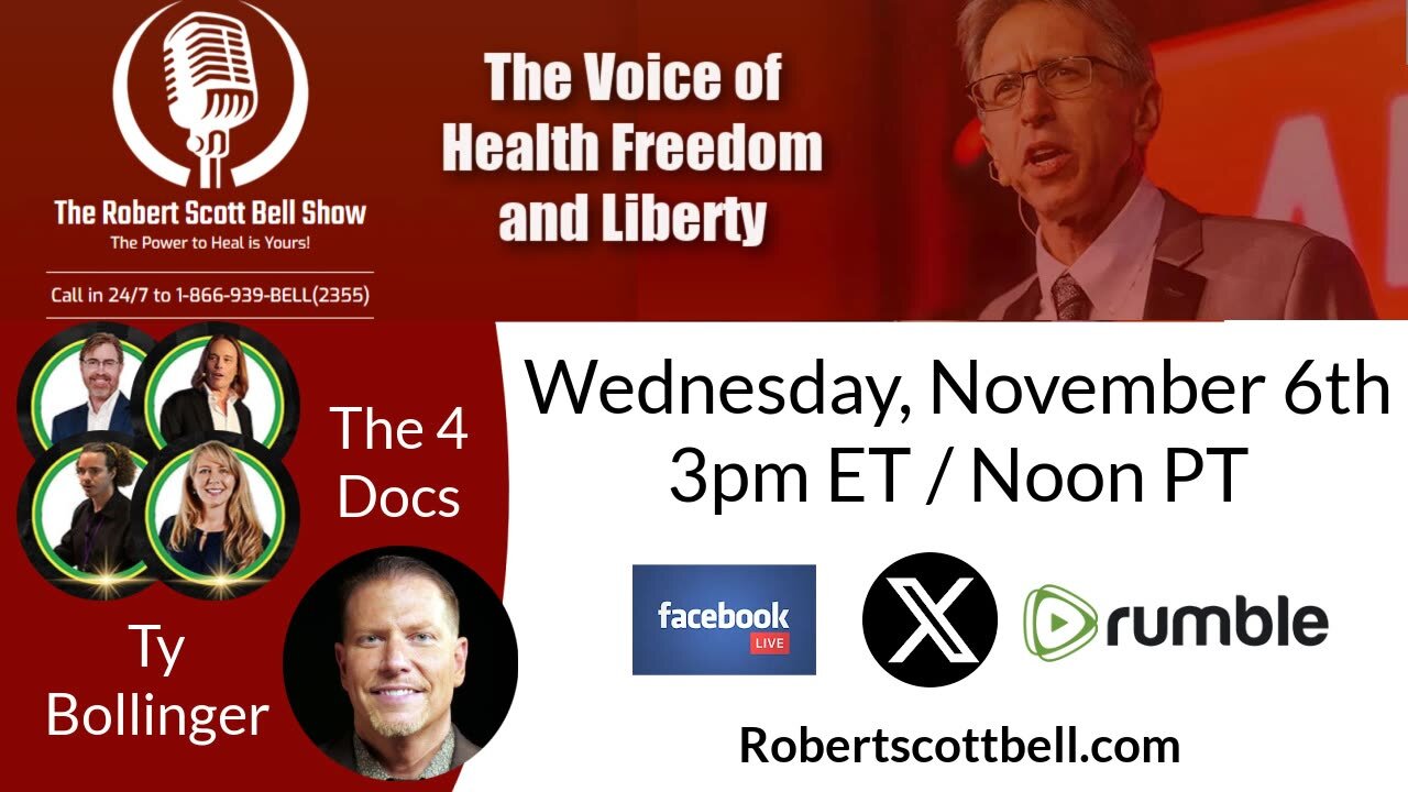 Trump Victory, Ardis, Ealy, Group and Schmidt, Healing for The AGES, Ty Bollinger, Health Freedom future - The RSB Show 11-6-24