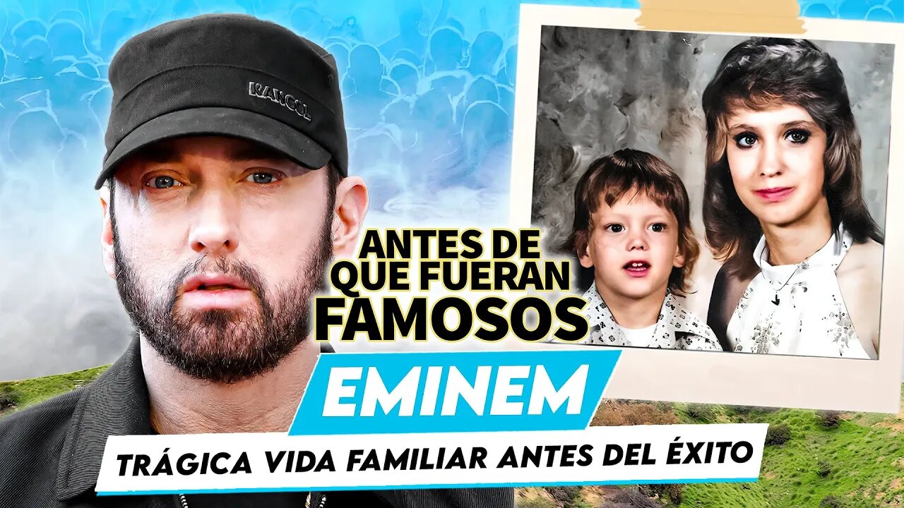 Eminem | Antes De Que Fueran Famosos | Su dramática vida familiar antes del éxito | Super Bowl LVI