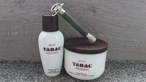 Tabac first ever shave and a blind choice of blade for it...