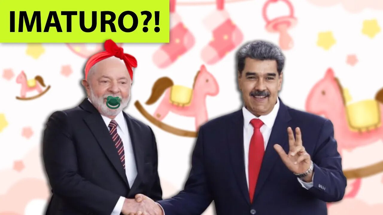 Falsa imaturidade?! Lula recebe e exalta Maduro no Brasil