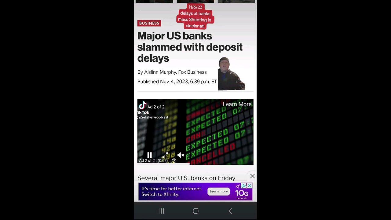 major issues with banks