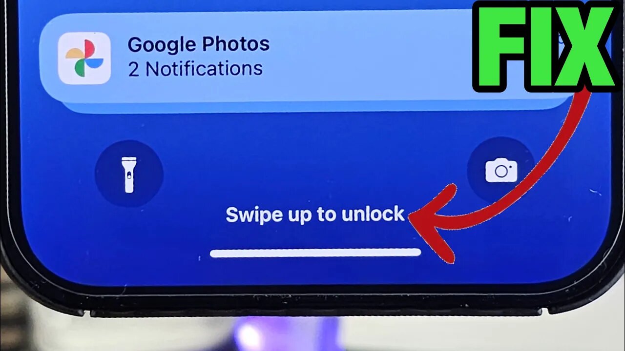 Swipe Up To Unlock iPhone NOT Working SOLVED!