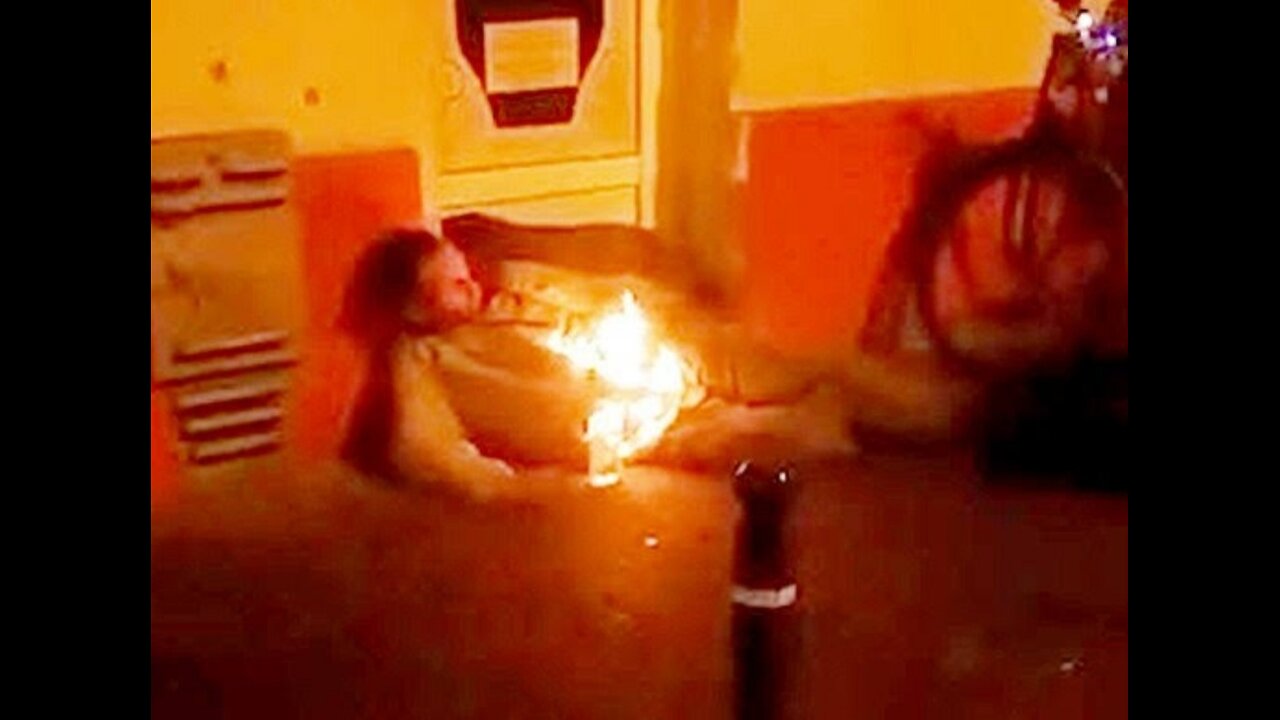 Spontaneous human combustion 😱🔥