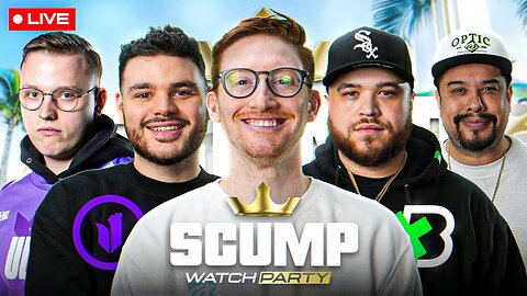 🔴LIVE - SCUMP WATCH PARTY!! - CDL Major 3 Week 5