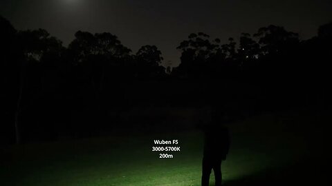 Beamshot test: Wuben F5