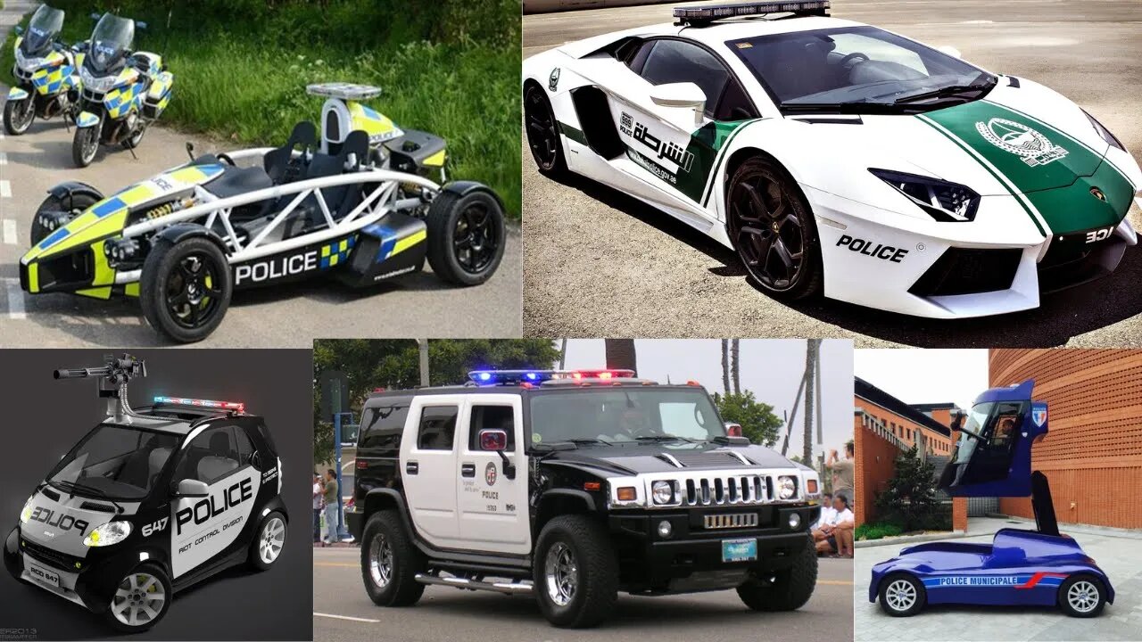 The strangest 10 police cars in the world