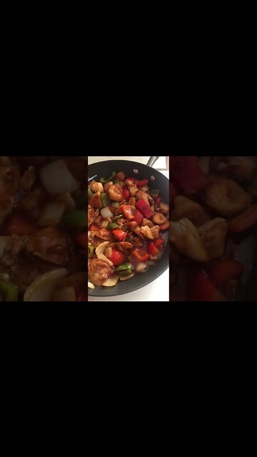 Sizzlin Sweet n Sour Chicken #shortsvideo