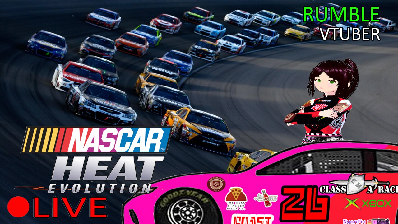 (VTUBER) - Nascar Heat Evolution but I have a Crew Chief - RUMBLE