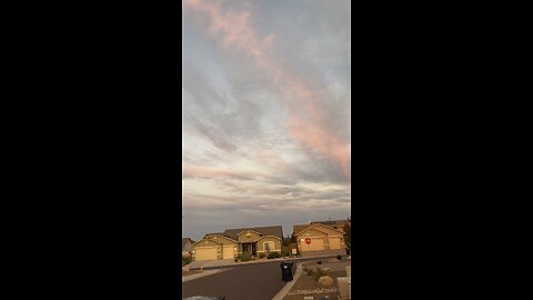 Chemtrail Sunset Prescott Valley Arizona