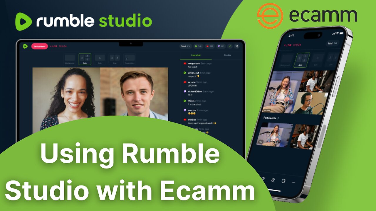 How to Connect Ecamm to Rumble Studio