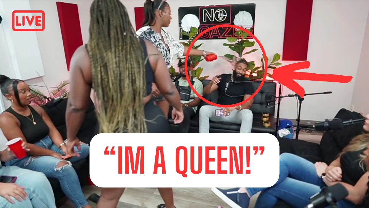BW Pours Drink On Podcast Host! You’ll Never Guess What Happens After… #nofugazee