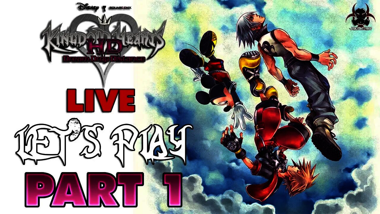 Kingdom Hearts Dream Drop Distance HD - LIVE Let's Play/Walkthrough Part 1 - A New Adventure