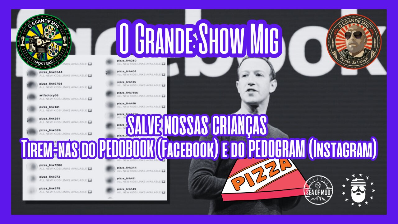 SALVEM NOSSAS CRIANÇAS, Tirem-nas do PEDOBOOK (Facebook) PEDOGRAM (Instagram) |EP182