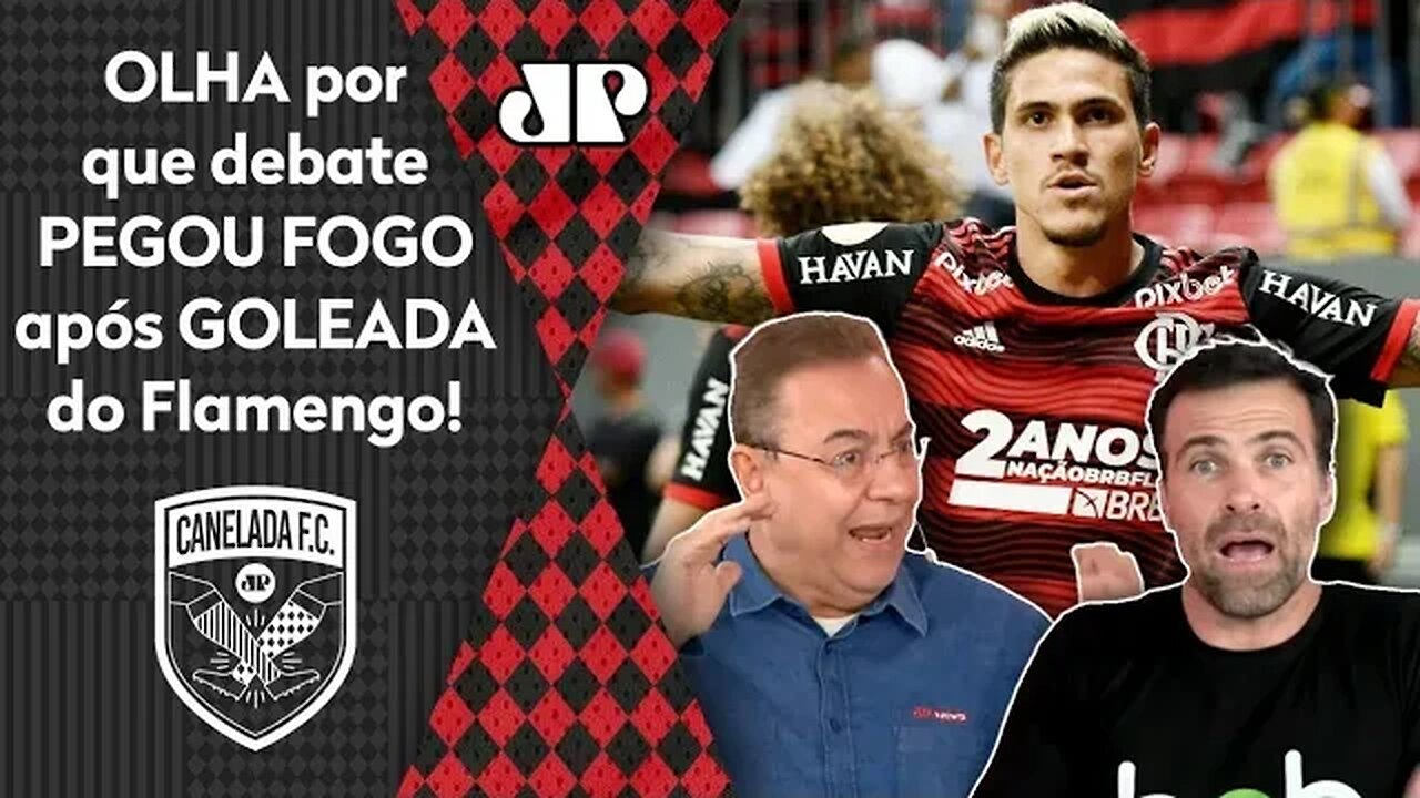 TRETA! "ISSO É UMA PALHAÇADA, cara!" Debate PEGA FOGO após Flamengo GOLEAR com SHOW de Pedro!