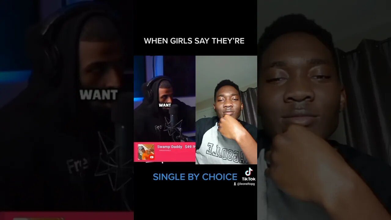 Myron - WHEN GIRLS SAY THEY'RE SINGLE BY CHOICE - Leonel Reaction