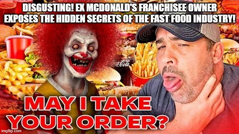 David Nino - Ex McDonald's Franchisee Owner EXPOSES The Hidden Secrets Of The Fast Food Industry!