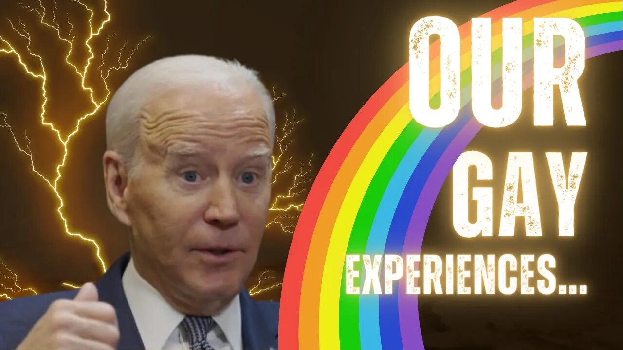 President Joe Biden Shared his Gay Experience and I will Share Mine...