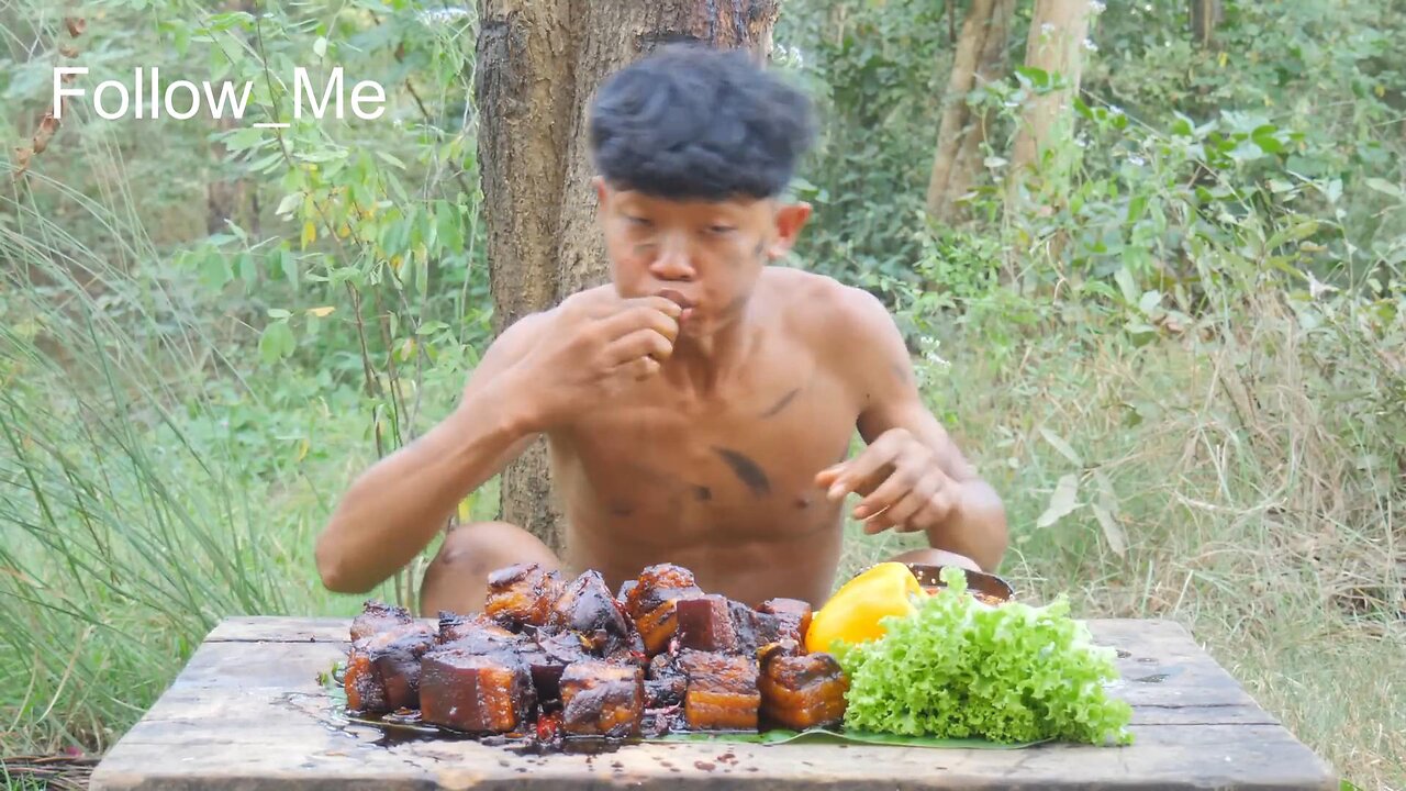 Pork Mukbang At Jungle