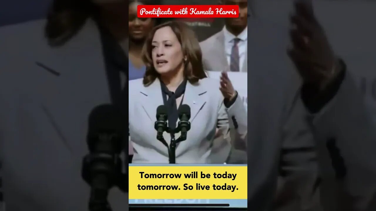 Pontificate with Kamala Harris #1