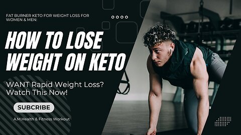 How to lose weight on keto / WANT Rapid Weight Loss? Watch This Now!