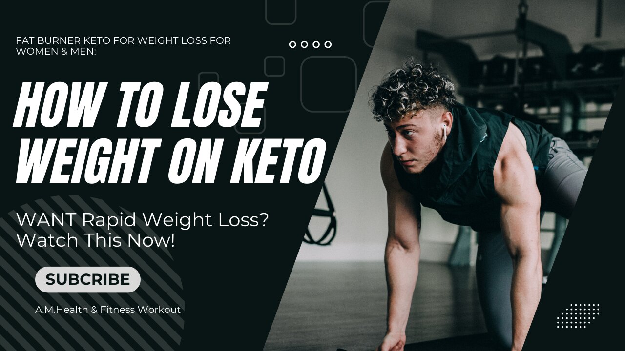 How to lose weight on keto / WANT Rapid Weight Loss? Watch This Now!